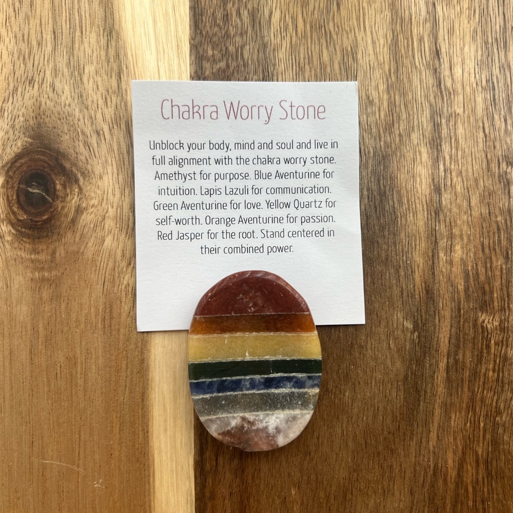 Tiny Rituals Chakra Worry Stone